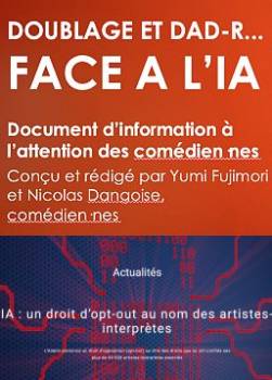 Doublage et DAD-R... Face � l'IA - Opt-Out Adami